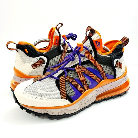 nike air max 270 bowfin pumice orange & purple